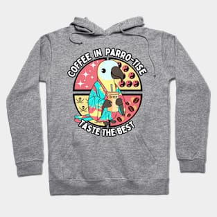 Caffeinated Japanese Parrot Hoodie